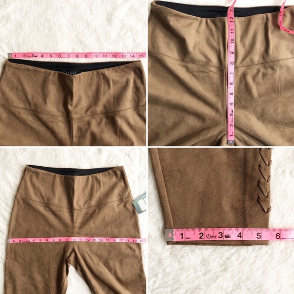 SOLD Lysse | Tan Mission Faux Suede Leggings *NWT* - Picture 7 of 8